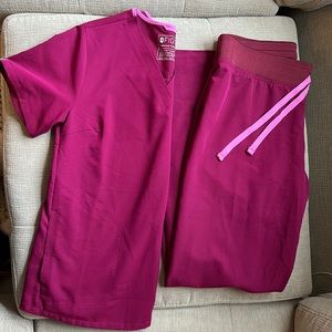 Figs matching scrub top and bottom